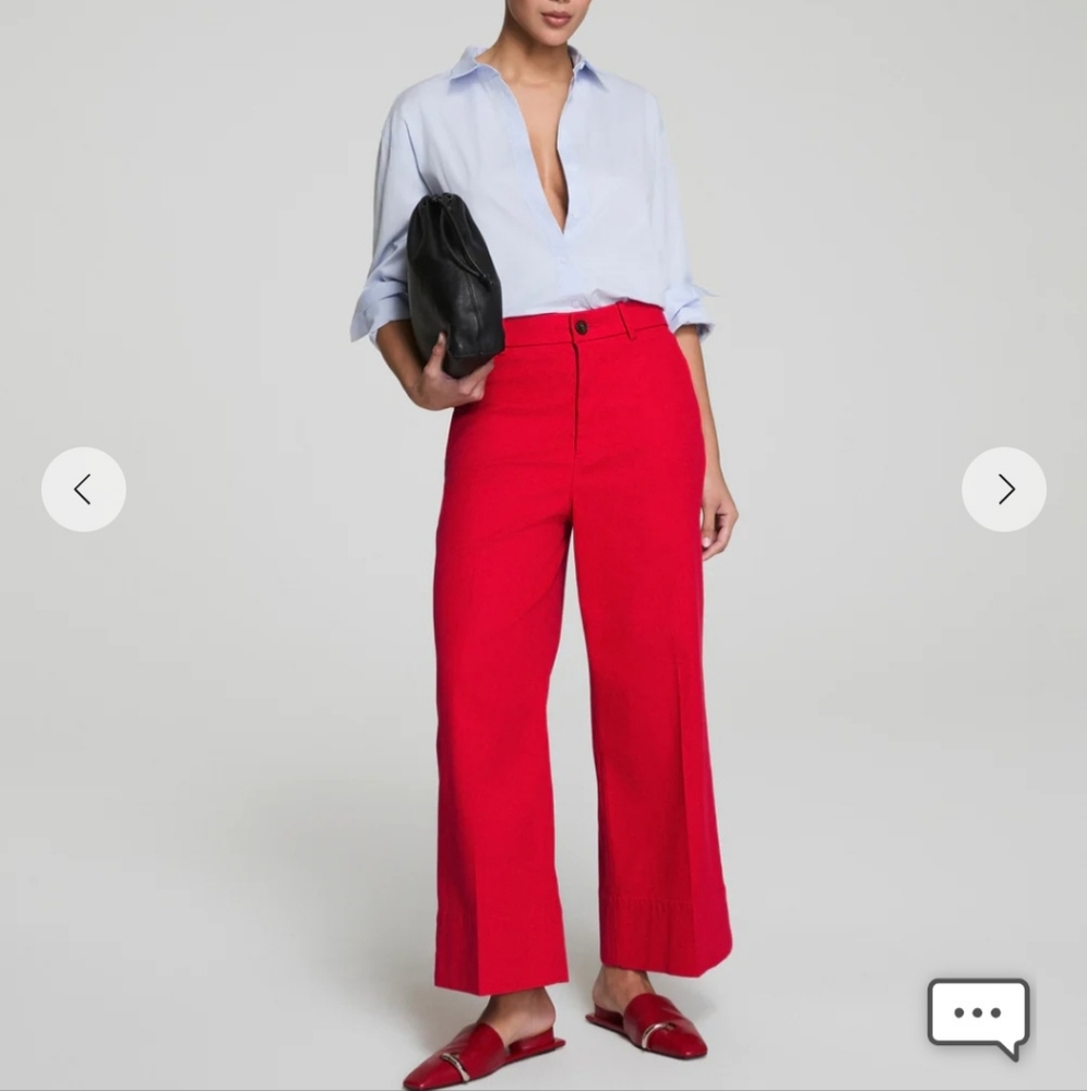 SPANX Supersmooth Stretch Twill Wide Leg Pants